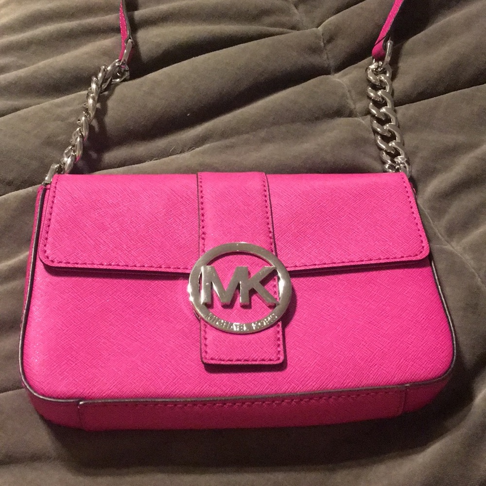 Hot pink Michael Kors bag